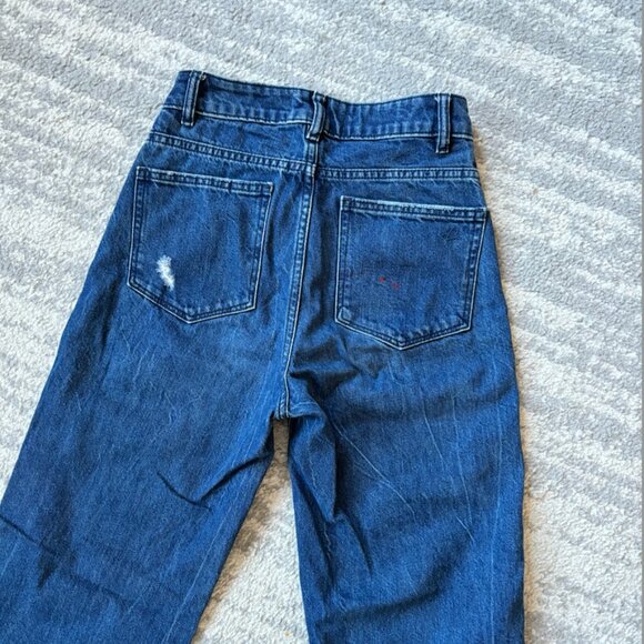 Vintage high waisted frayed hem flare jeans - Picture 14 of 14